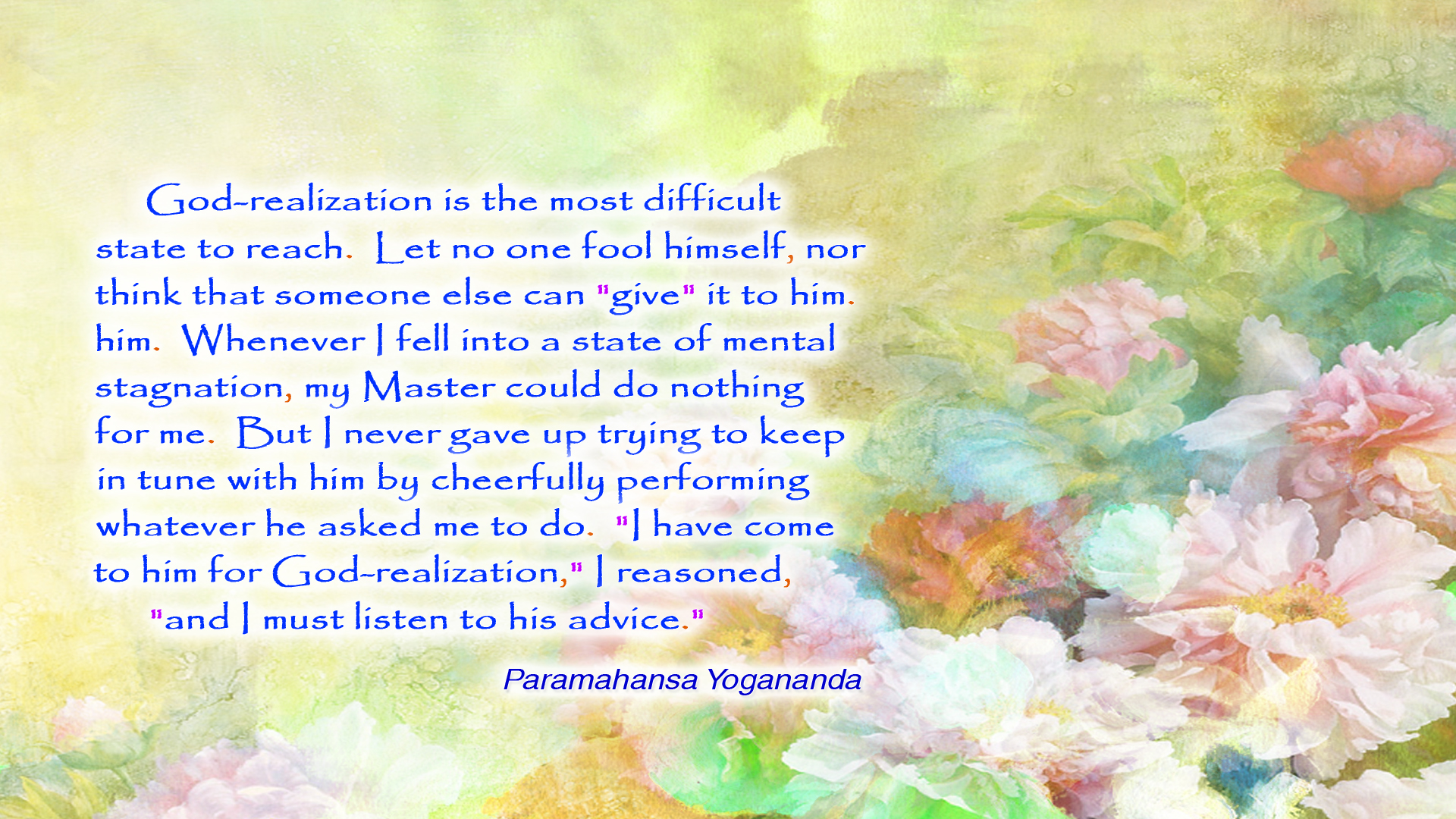 Yogananda God-realization wallpaper